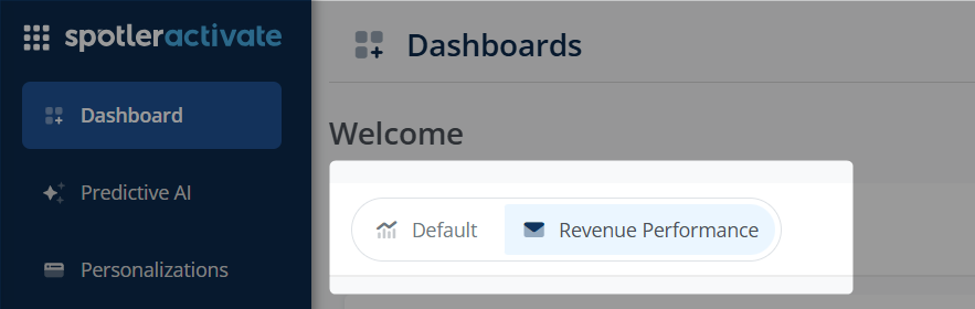 Dashboard tabs