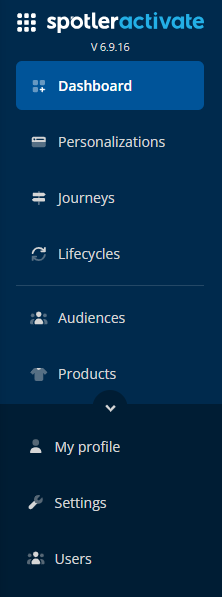 Users page in Spotler Activate with the list of users who have access to the account